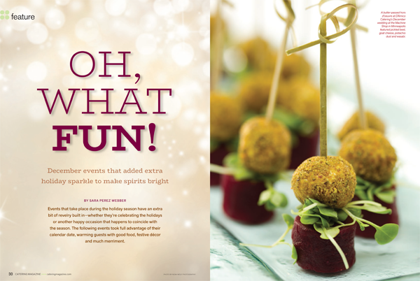 Albrecht Events Featured in Catering Magazine